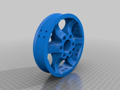 Ultralightweight 6in Diameter Traction Wheel