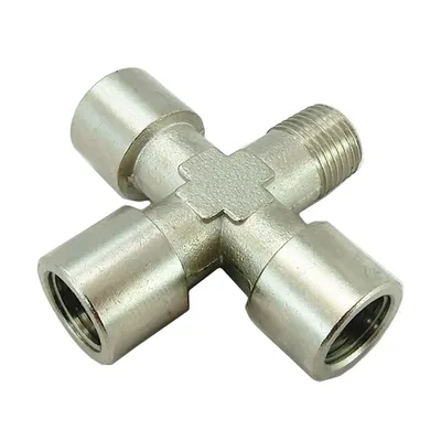 Cross, 1/8" NPT Male x 1/8" NPT Female