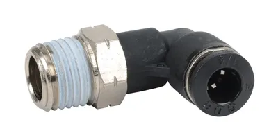 Elbow, 1/4" NPT Male x 1/4" Press-in