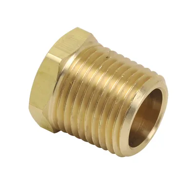 Plug, 1/4" NPT Male, Brass