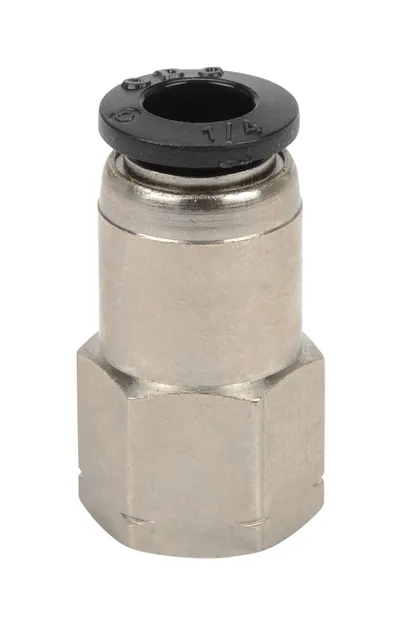 Straight, 1/8" NPT Female x 1/4" Press-in