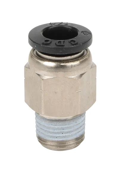 Straight, 1/8" NPT Male x 1/4" Press-in