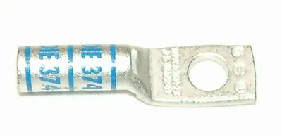 Compression Lug Connector, 6 gauge, 1/4 stud hole